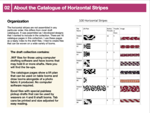 100 Horizontal Stripes Draft Catalogue