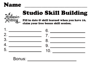 Multi Punch Cards for Skill Building